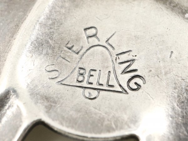 40s Vintage BELL TRADING POST серебряный производства Navajo шланг животное лошадь булавка брошь Fred - - Be bell trailing 