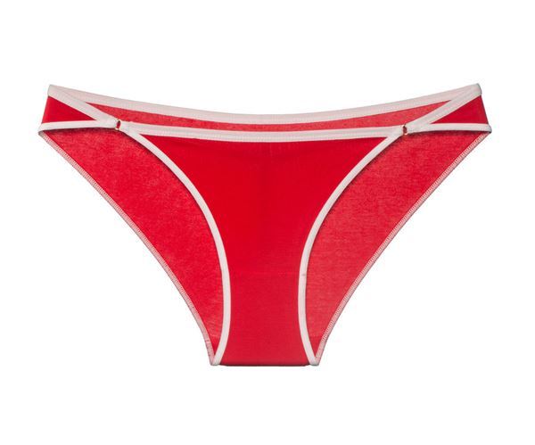 人類史上最も偉大な発明 三角パンティ 赤サイドリングゴム白 Lサイズ 綿 コットン ショーツ Low Rise Cotton Bikini Panties_画像6