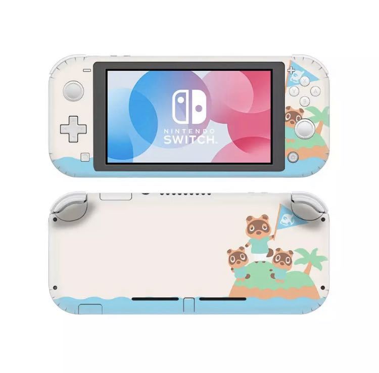 任天堂　ニンテンドースイッチライト　NINTENDO　SWITCH　LITE　あつまれどうぶつの森　スキンシール 1_画像1