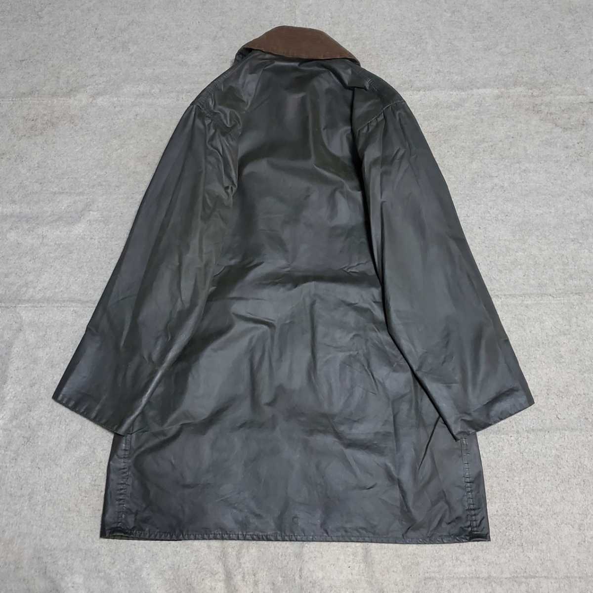 希少 90s 美品 38 バブアー ボーダー セージ Barbour border