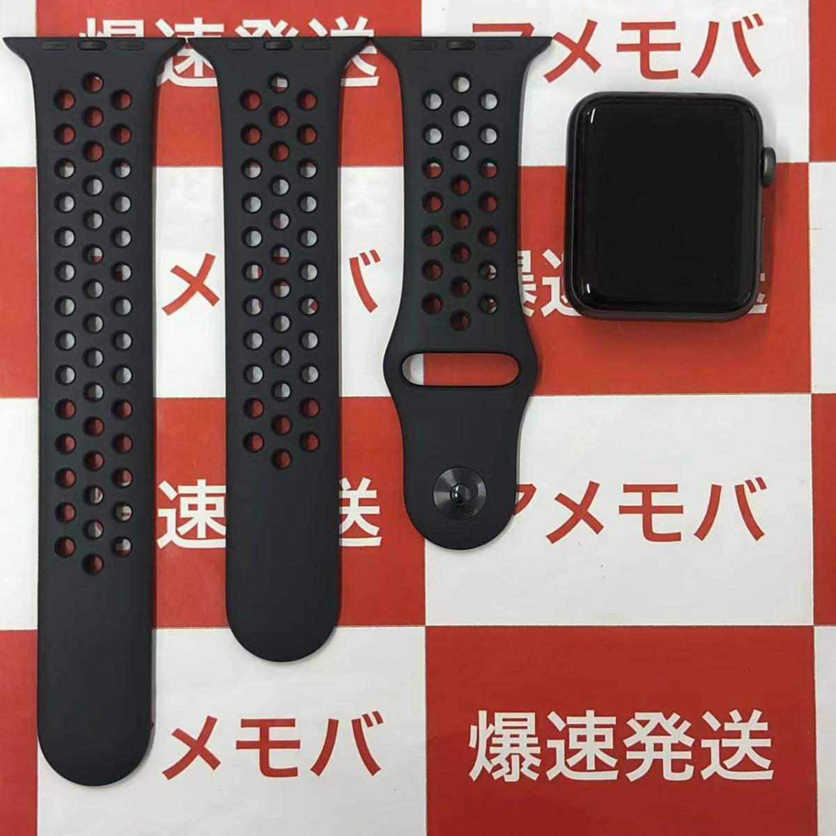 爆速発送 Apple Watch Nike+ Series 3 GPSモデル 42mm MQL42J/A スペースグレイアルミニウムケース・ アンスラサイトブラックスポーツバンド - fabregionbsl.quebec