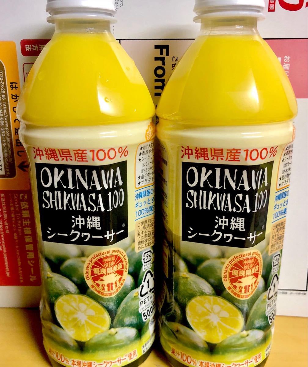 シークヮーサー100%・500ml×2本