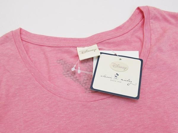 TTU スタッズ ミッキー半袖Tシャツ 桃色ピンク レディースM / ディズニー女性Teeの画像3