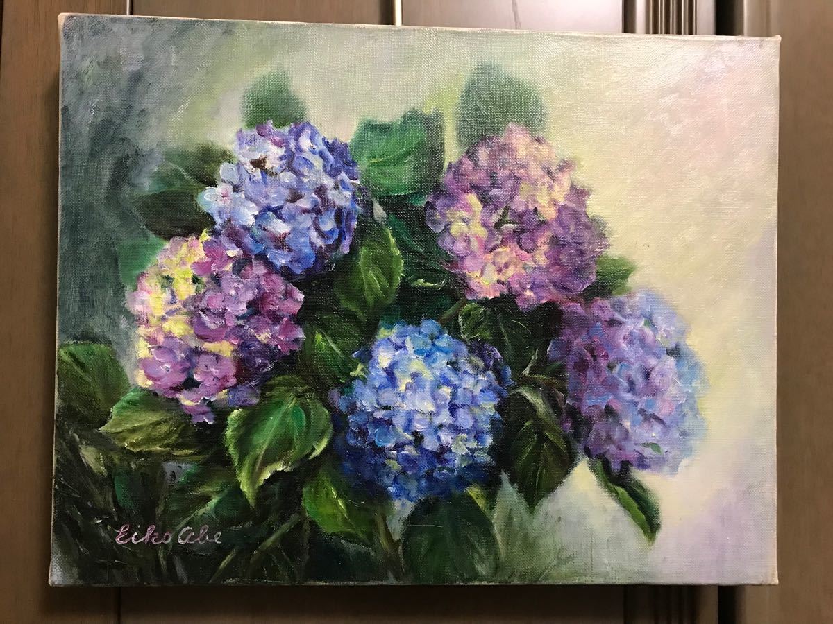 紫陽花油絵 基本 絵だけの販売を考えております Ljroma It 紫陽花油絵 基本 絵だけの販売を考えております Ljroma It