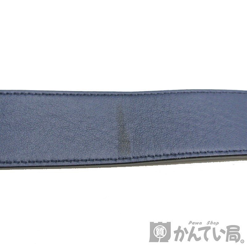 FENDI【フェンディ】2WAY ビジネスバッグ ネイビー レザー ブリーフケース ショルダーバッグ 鞄 メンズ【中古】USED-A_画像7