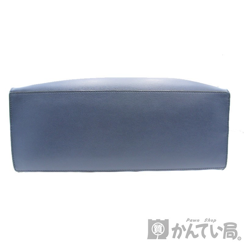 FENDI【フェンディ】2WAY ビジネスバッグ ネイビー レザー ブリーフケース ショルダーバッグ 鞄 メンズ【中古】USED-A_画像5