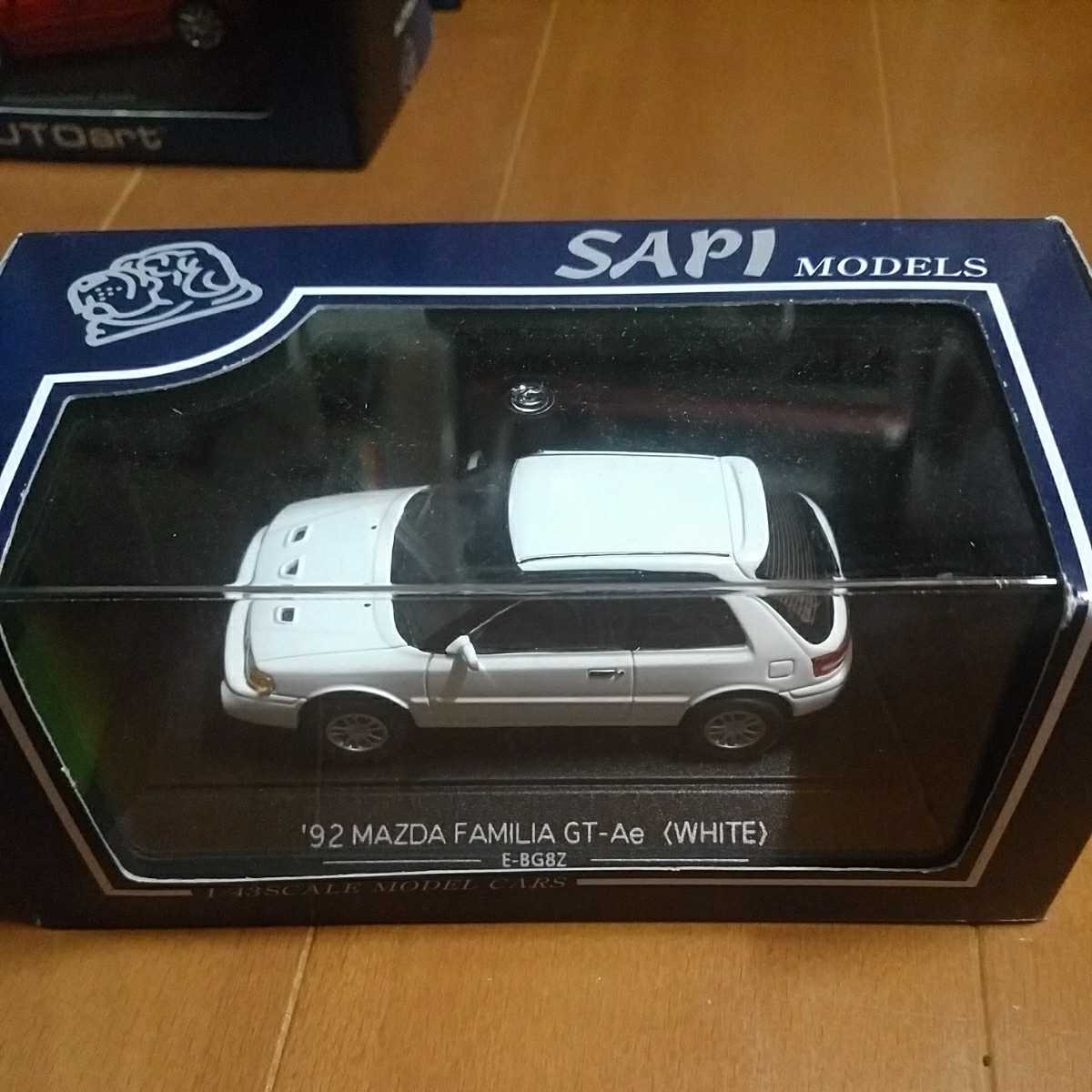 SAPI サピ　1/43 MAZDA FAMILIA GT-Ae マツダ　ファミリア　1992 ホワイト_画像1