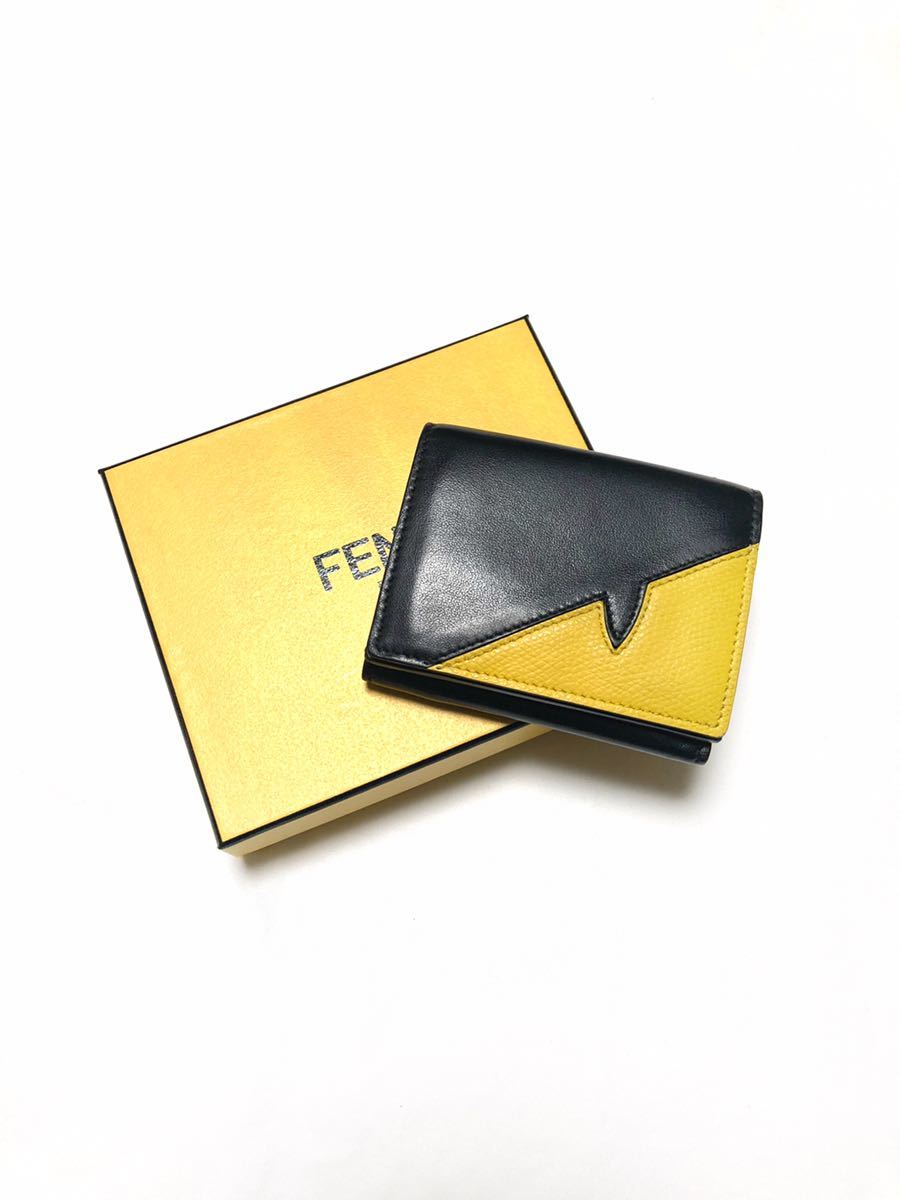 FENDI/フェンディ モンスター コンパクト折財布 美品 正規品 Kougaku