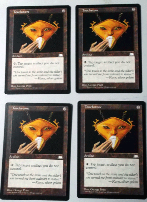 MTG/ английский язык /4 шт. комплект /Touchstone(... камень )/ Weatherlight / Anne common 