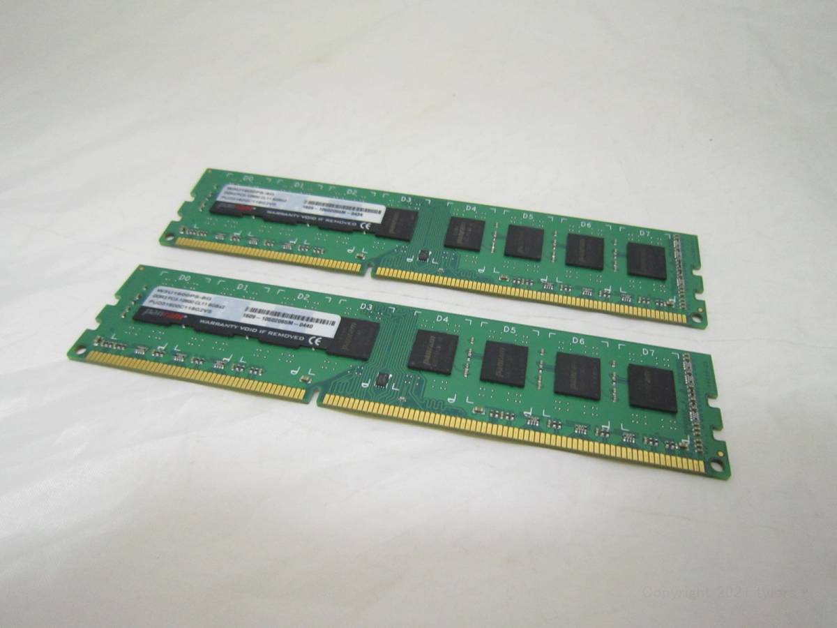 DDR3 16GB(8GB2枚組) CFD W3U1600PS-8G panram PUD31600C118G2VS メモリー [ibq_画像2