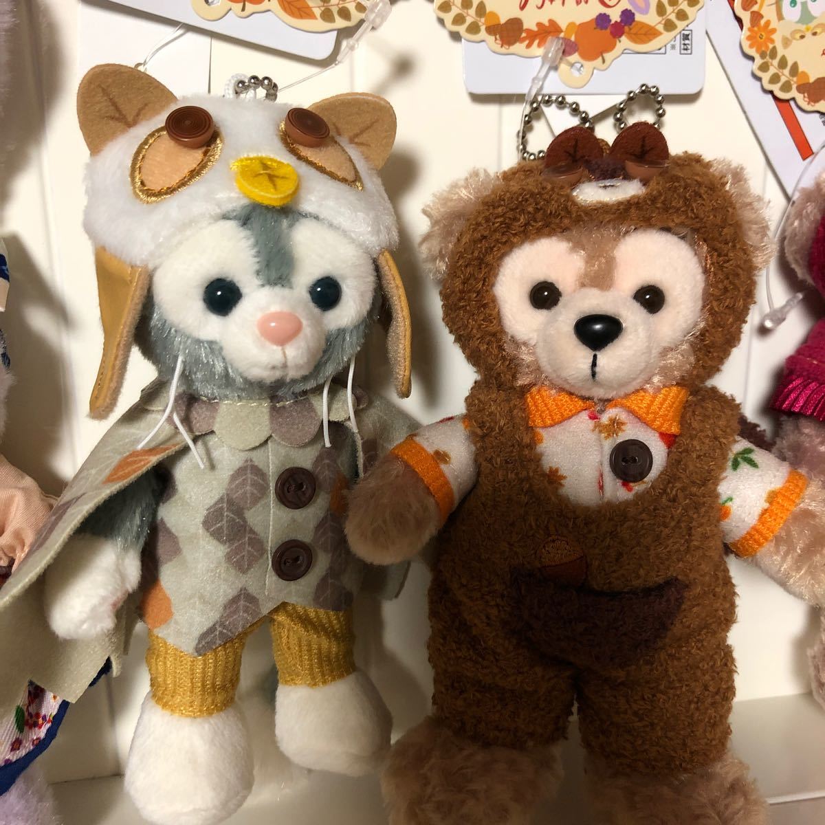 秋のぼうけん ダッフィー&フレンズ ぬいば4点 ダッフィー 秋のぼうけん ダッフィー&フレンズ ぬいば4点 ダッフィー