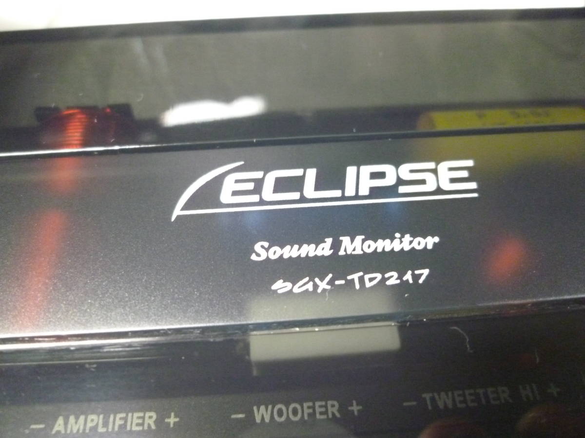 新品! 流用システムUP ECLIPSE イクリプス Sound Moniter タイムドメイン理論スピーカー SGX-TD217(定価84千円)付属 2WAY PASSVE NETWORK⑤