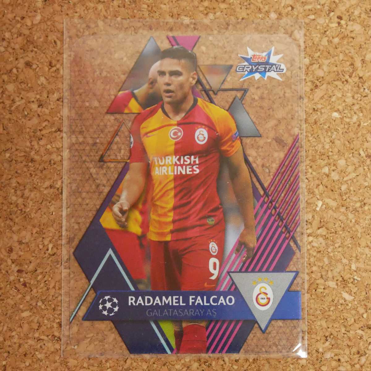 topps crystal RADAMEL FALCAO トップスクリスタル ラダメルファルカオ ガラタサライ コロンビア_画像1