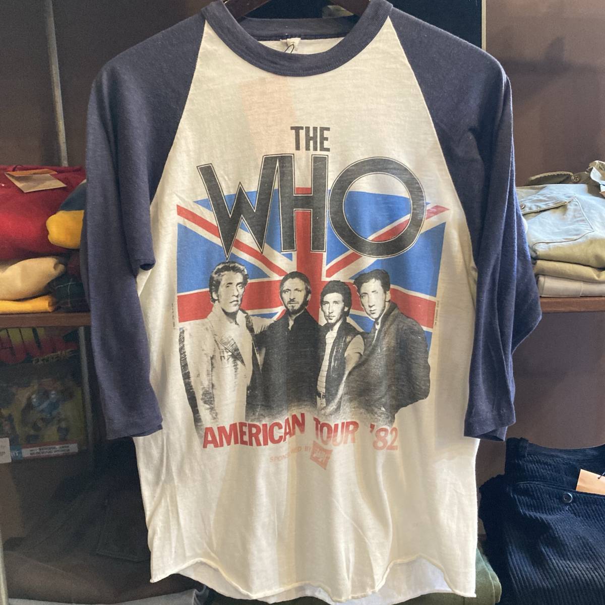 the who 80s vintage ヴィンテージ ロック Tシャツ 七分