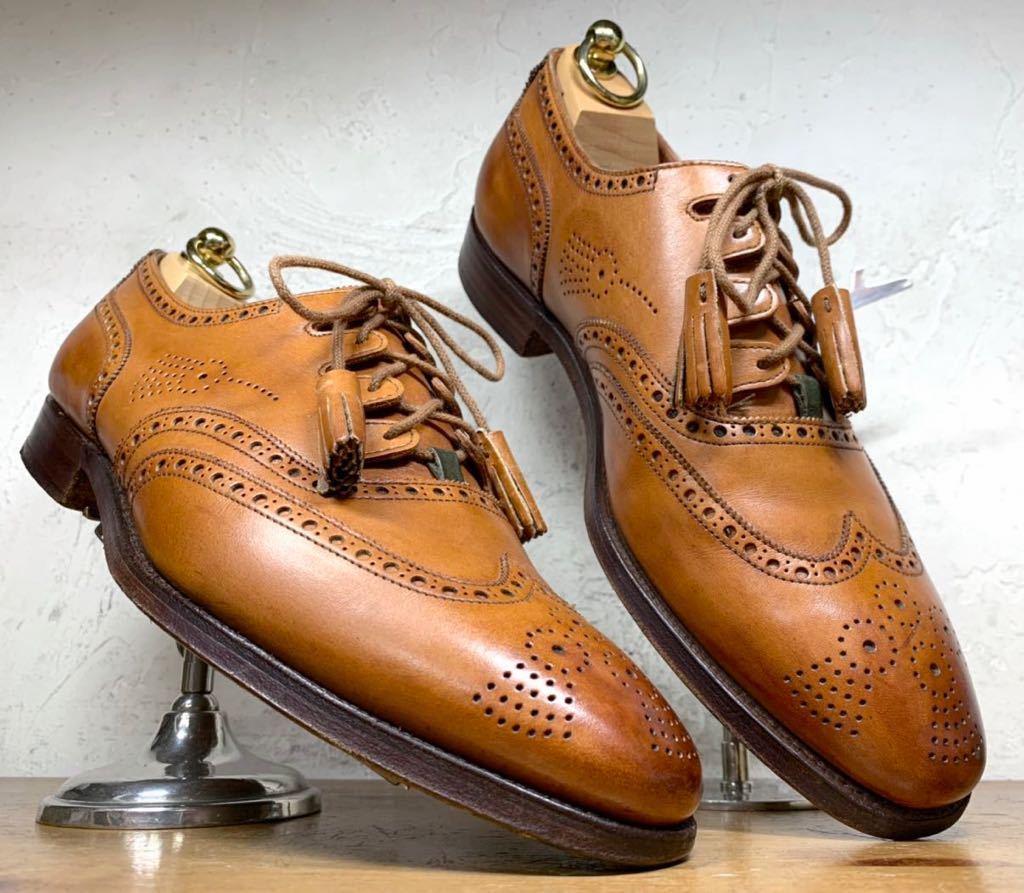 超ポイントアップ祭 【美品】英国製 tricker's 茶/cheaney 26cm相応