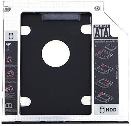 「定形外対応　即納」9.5mm光学ドライブベイ用 SATA/HDDマウンタ　 2nd HDD アダプター_画像3