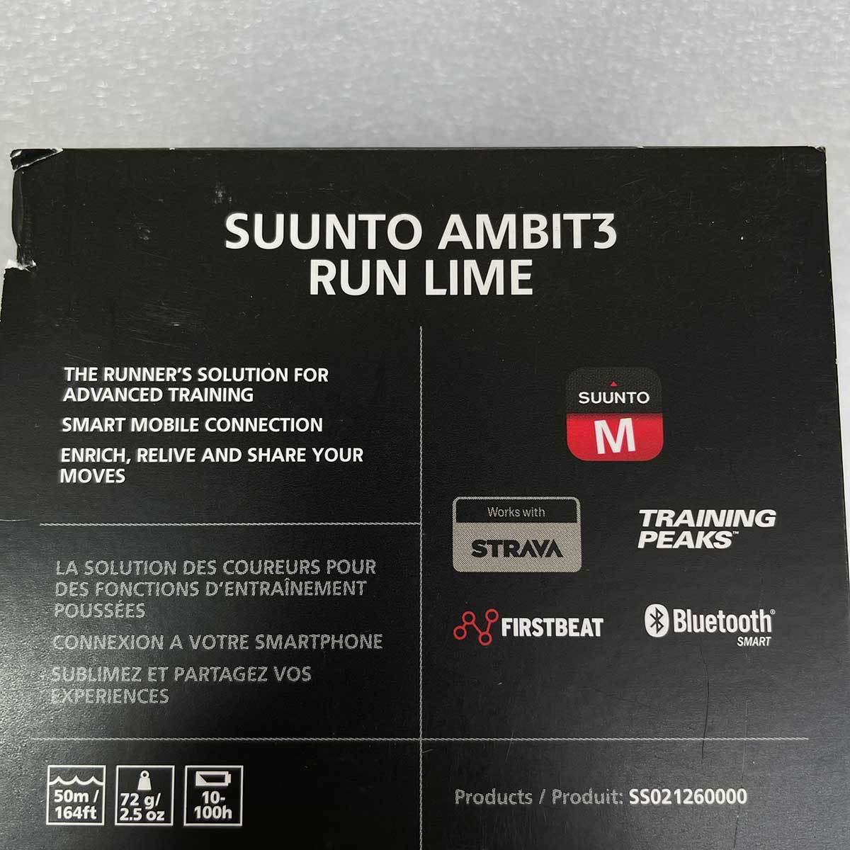 [未使用] SUUNTO AMBIT3 RUN LIME SS021260000 アンビット3ラン ライム 腕時計 スント_画像5