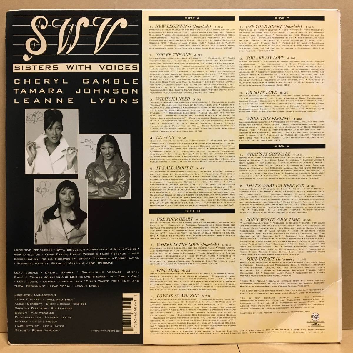 く日はお得♪ SWV – New Beginning USオリジナル econet.bi