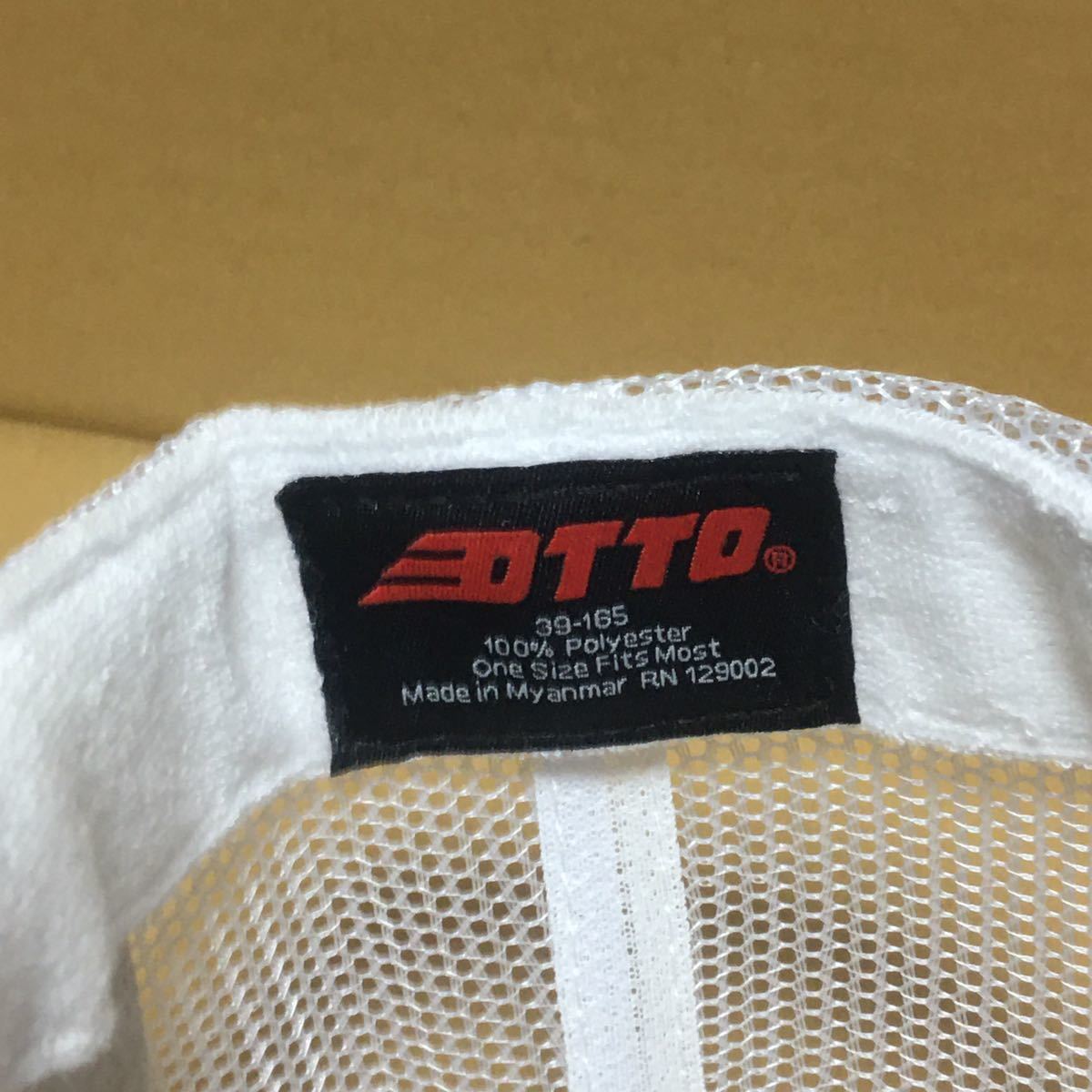 OTTO メッシュキャップ ホワイト 白 WHITE シロ オットー CAP アメカジ 帽子 ミリタリー USA アメリカ 野球帽 無地★_画像2