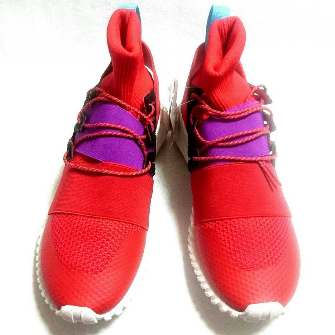 未使用/adidas/TUBULAR/DOOM ADVENTURE/アディダス/チューブラー/ドーム  アドベンチャー/スニーカー/9.5=27.5cm/red×purple