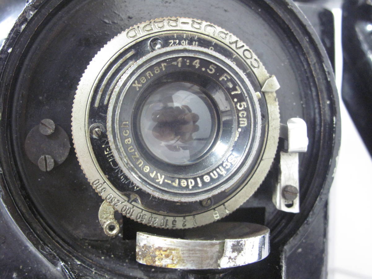 ドイツ軍用 偵察、航空カメラ 6×6 ゼンマイ巻き上げ (Xenar 7.5cm f4.5) ■超珍品■ 10637_画像2