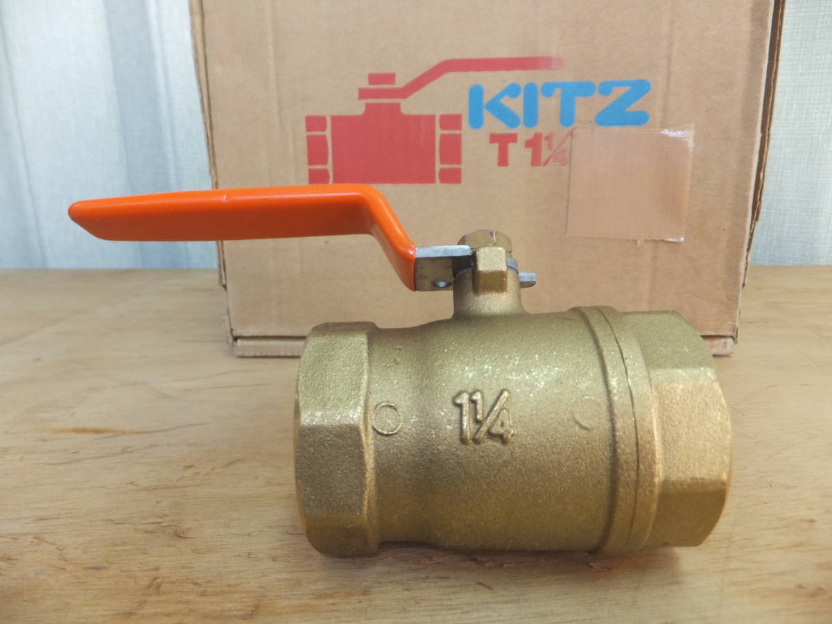 数量は多い 未使用処分 KITZキッツ 400型T汎用ボールバルブ 呼び径(32A 1・1/4B) 工事用材料 数量は多い 未使用処分 KITZキッツ 400型T汎用ボールバルブ 呼び径(32A 1・1/4B) 工事用材料