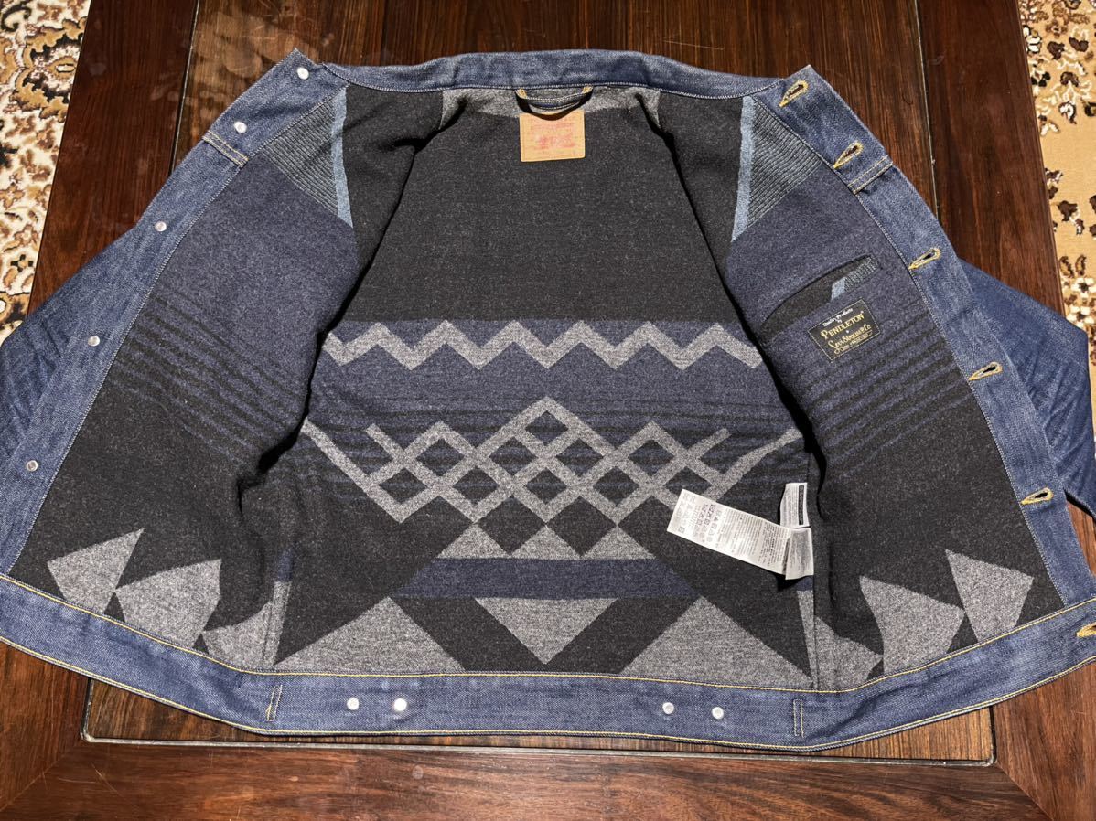 Levi's x Pendleton Denim Trucker Jacket リーバイス ペン Levi's x Pendleton Denim Trucker Jacket リーバイス ペン