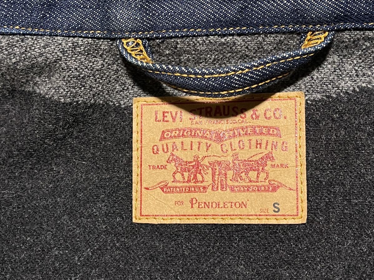 Levi's x Pendleton Denim Trucker Jacket リーバイス ペン Levi's x Pendleton Denim Trucker Jacket リーバイス ペン