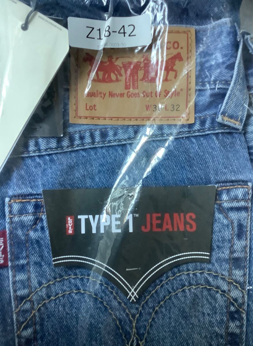 リーバイス Levis 新品 メンズ TYPE1 JEANS シンプル デニム ジーンズ ロングパンツ 30インチ