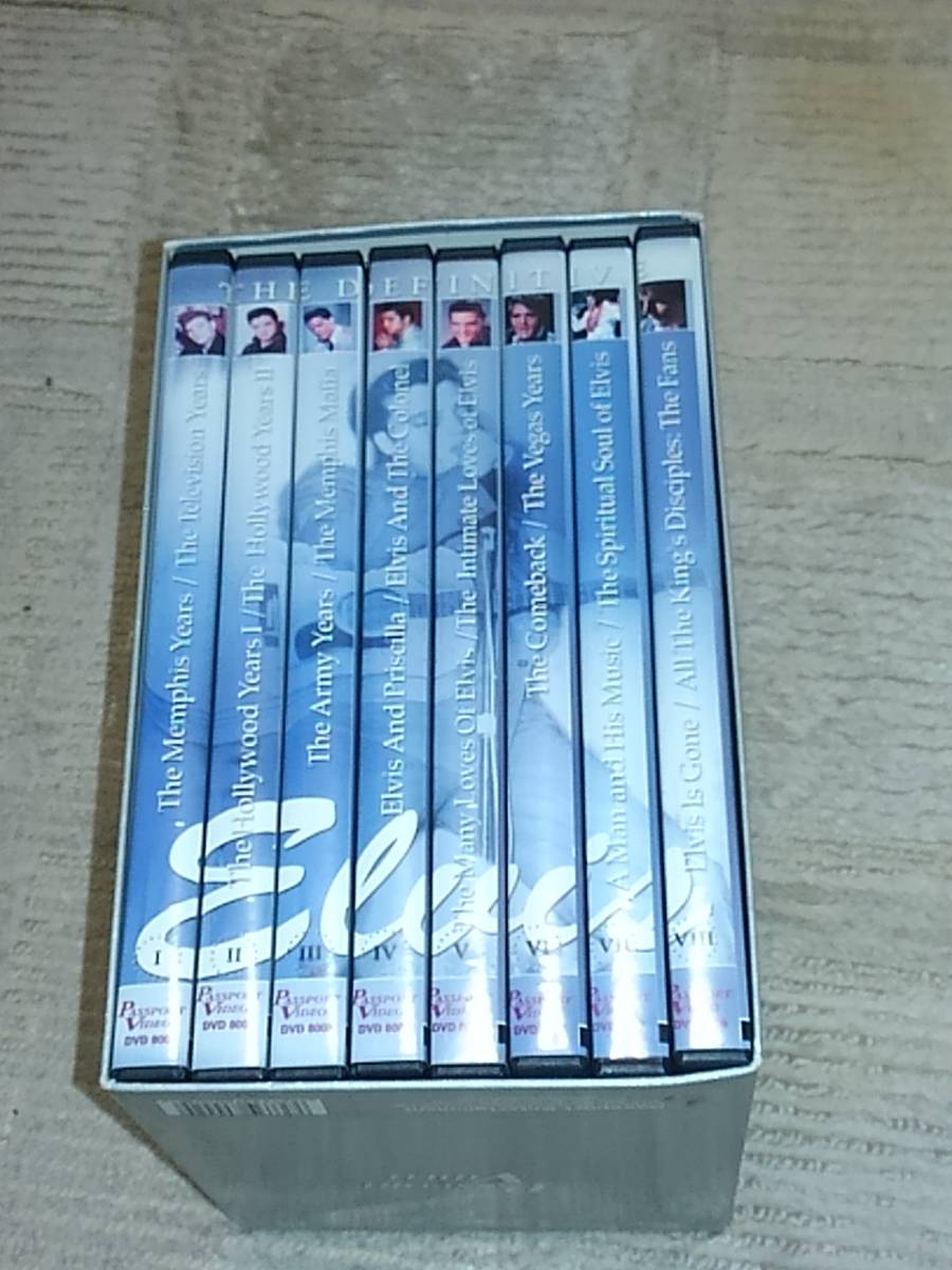DVD-BOX Elvis: The Definitive Collection 25th Anniversary エルヴィス・プレスリー 秘蔵映像満載の８枚組 希少海外盤リージョンオール