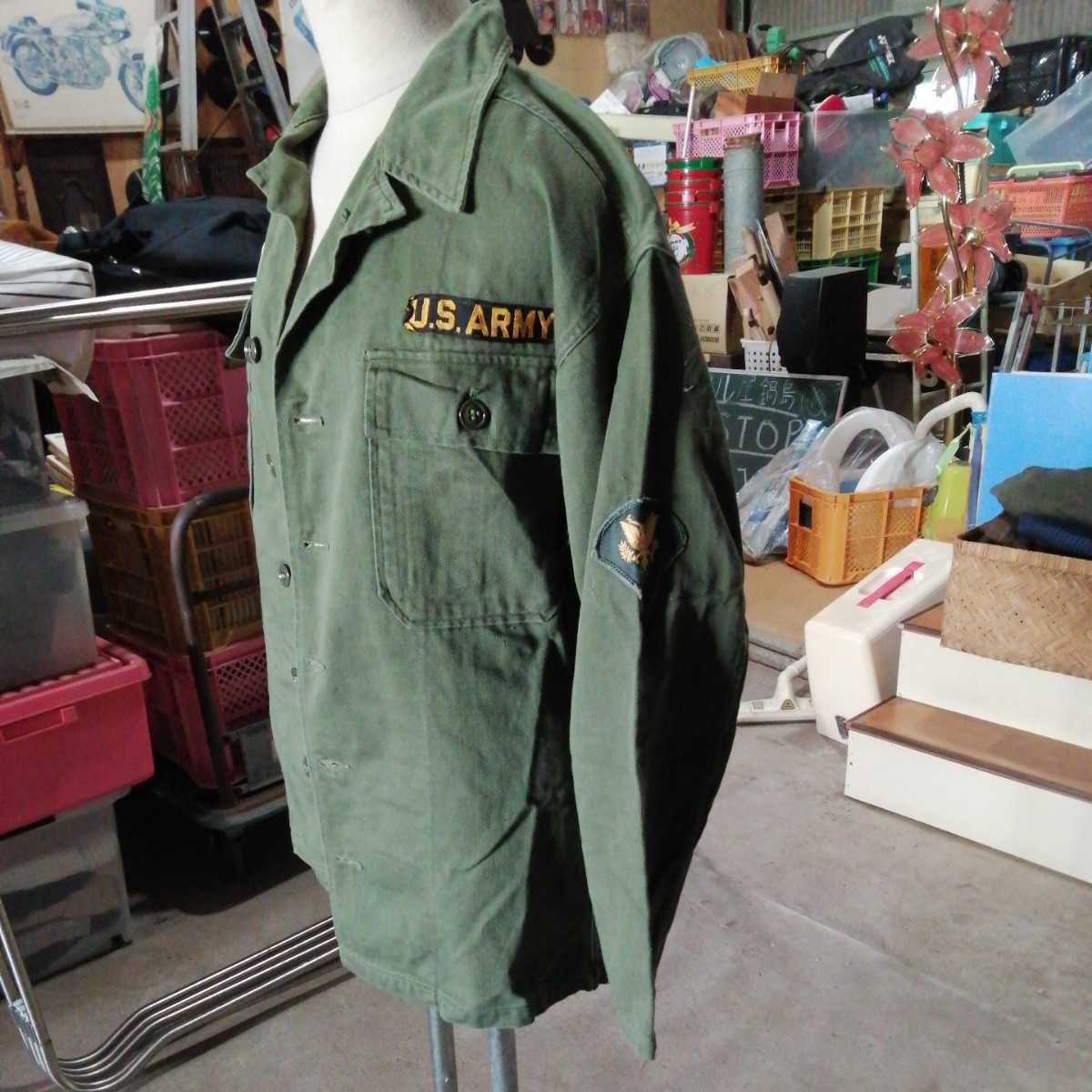 米軍 ジャケット U.S.ARMY サイズ,スモール ビンテージ ミリタリー 8508-C-61 アンティーク 古着の画像2