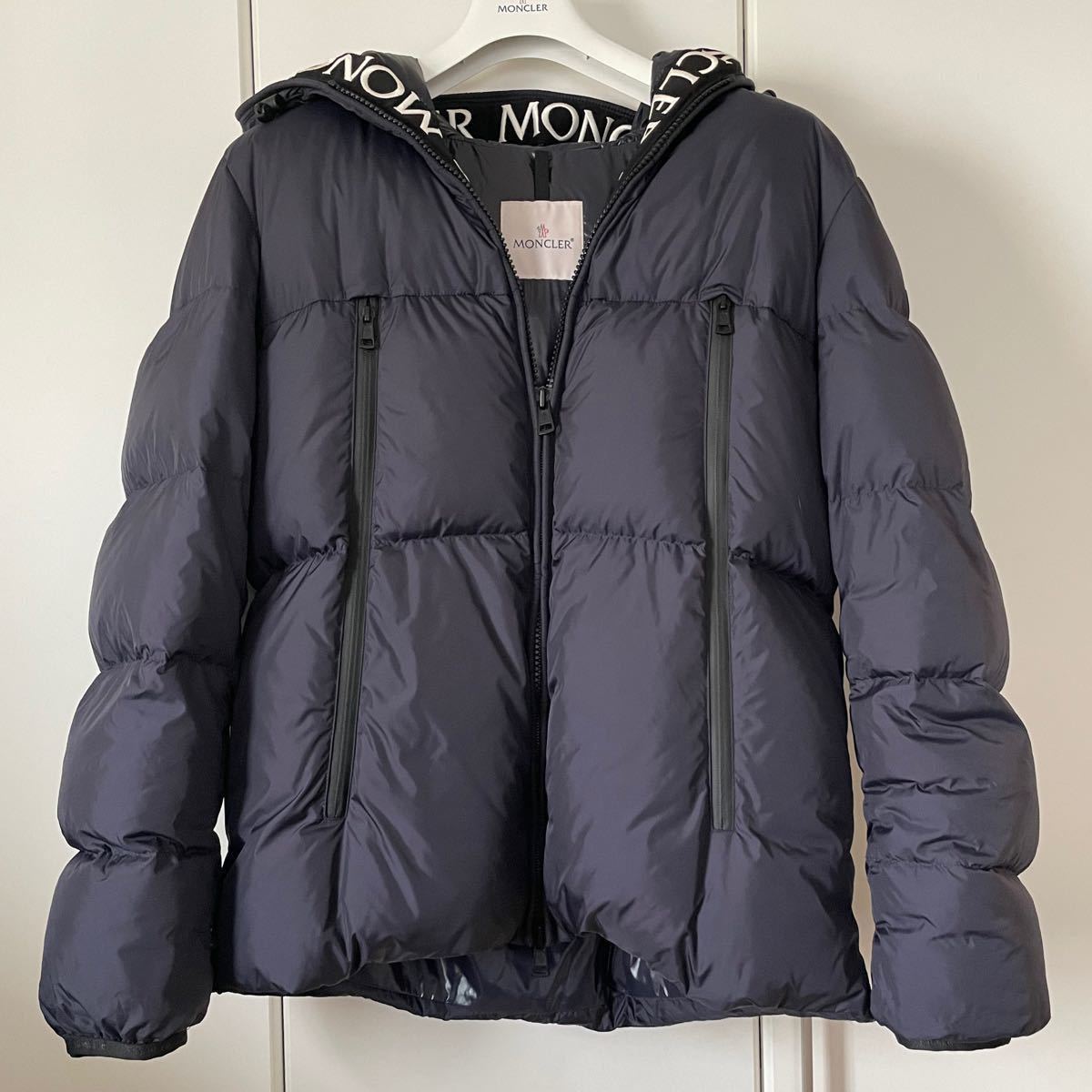 希少なネイビー！MONCLER MONCLA モンクレール モンクラー サイズ4 ダウンジャケット