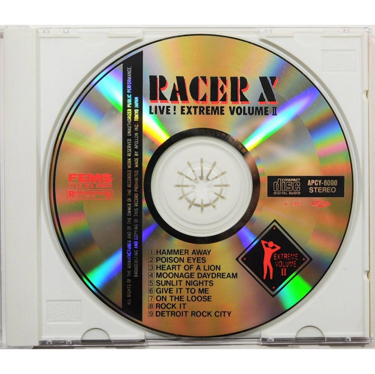 Racer X / Live Extreme Volume II ◇ レーサーX / ライヴ! イクストリーム・ヴォリューム II ◇ 国内盤 ◇_画像3