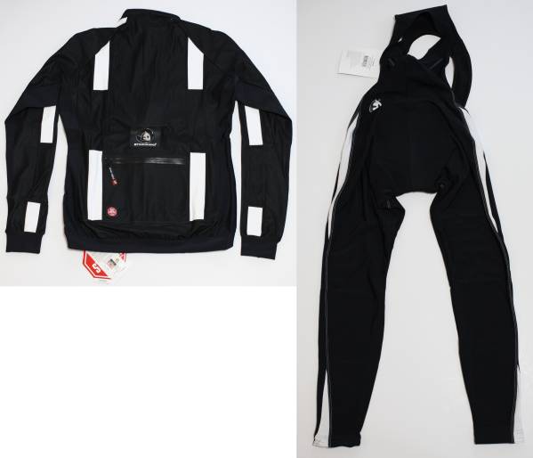 [ with translation special price ]ETXEONDO WS lady's jacket POLITA & bib tights MARA set black M