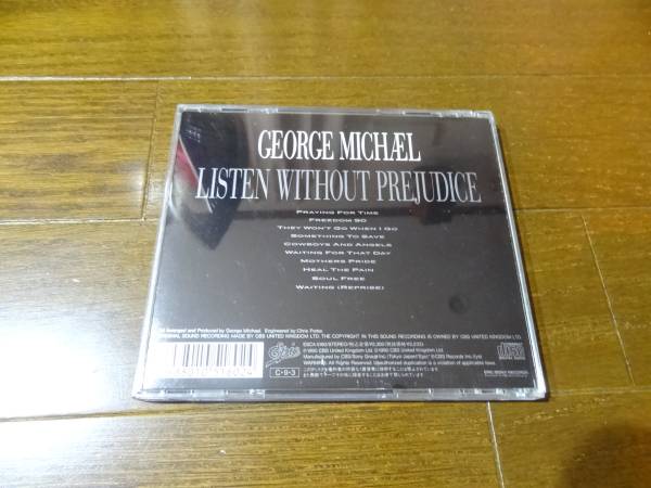☆GEORGE MICHAEL 『LISTEN WITHOUT PREJUDISE Volume one』 wham! ジョージ マイケル ワム！ソロCD 国内盤 日本盤_画像3