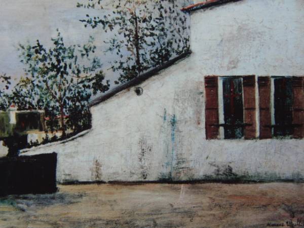 ユトリロ、ベルリオーズの家２、希少画集画、新品額付