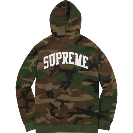 希少★新品本物【WOODLAND CAMO★Sサイズ】★Hooded Waffle Thermal Arc Logo アーチ フーデッドワッフルサーマル 正規品 Supreme 2016A/W