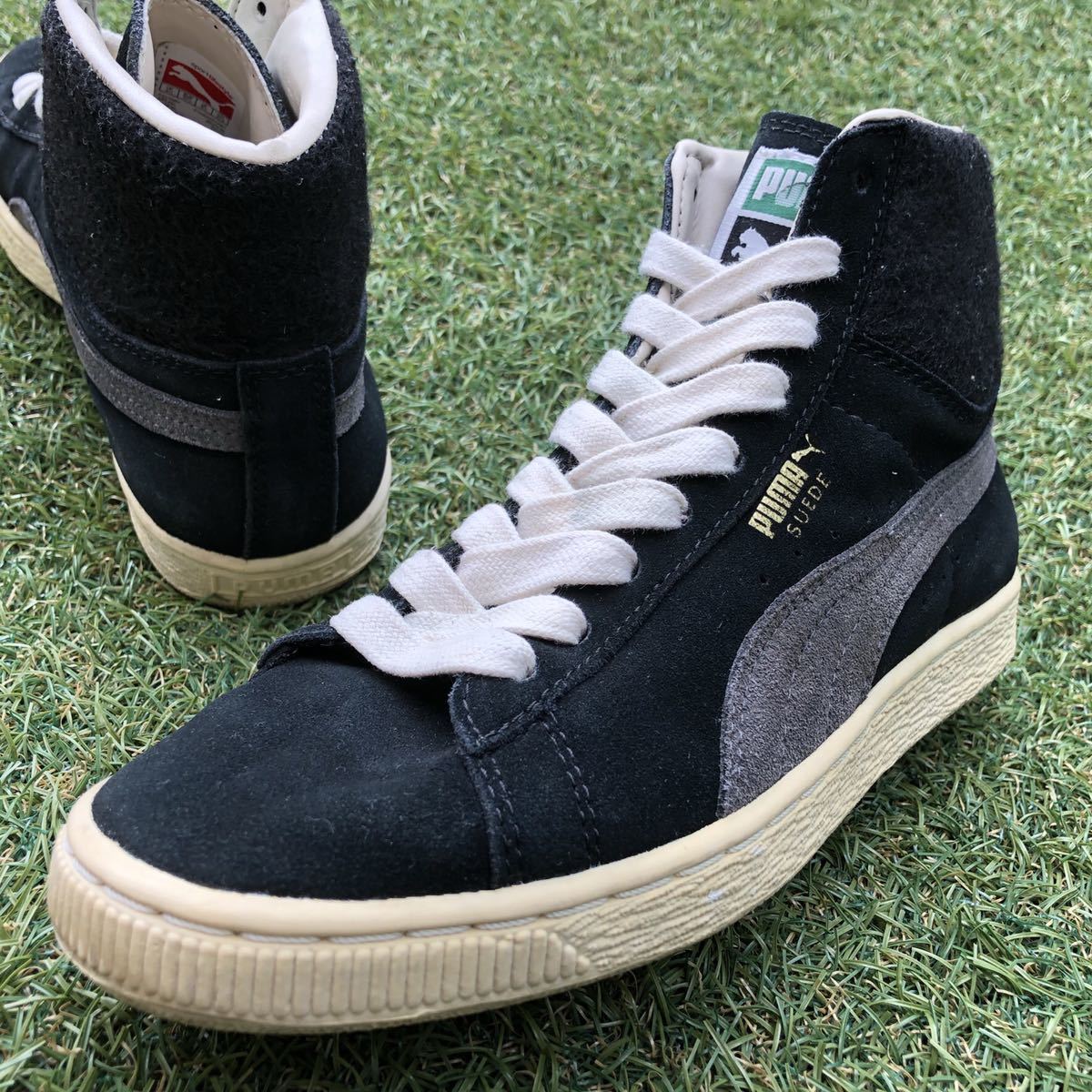 美品23.5PUMA SUEDE MID CITY プーマ スエードミッド シティー　G13_画像2