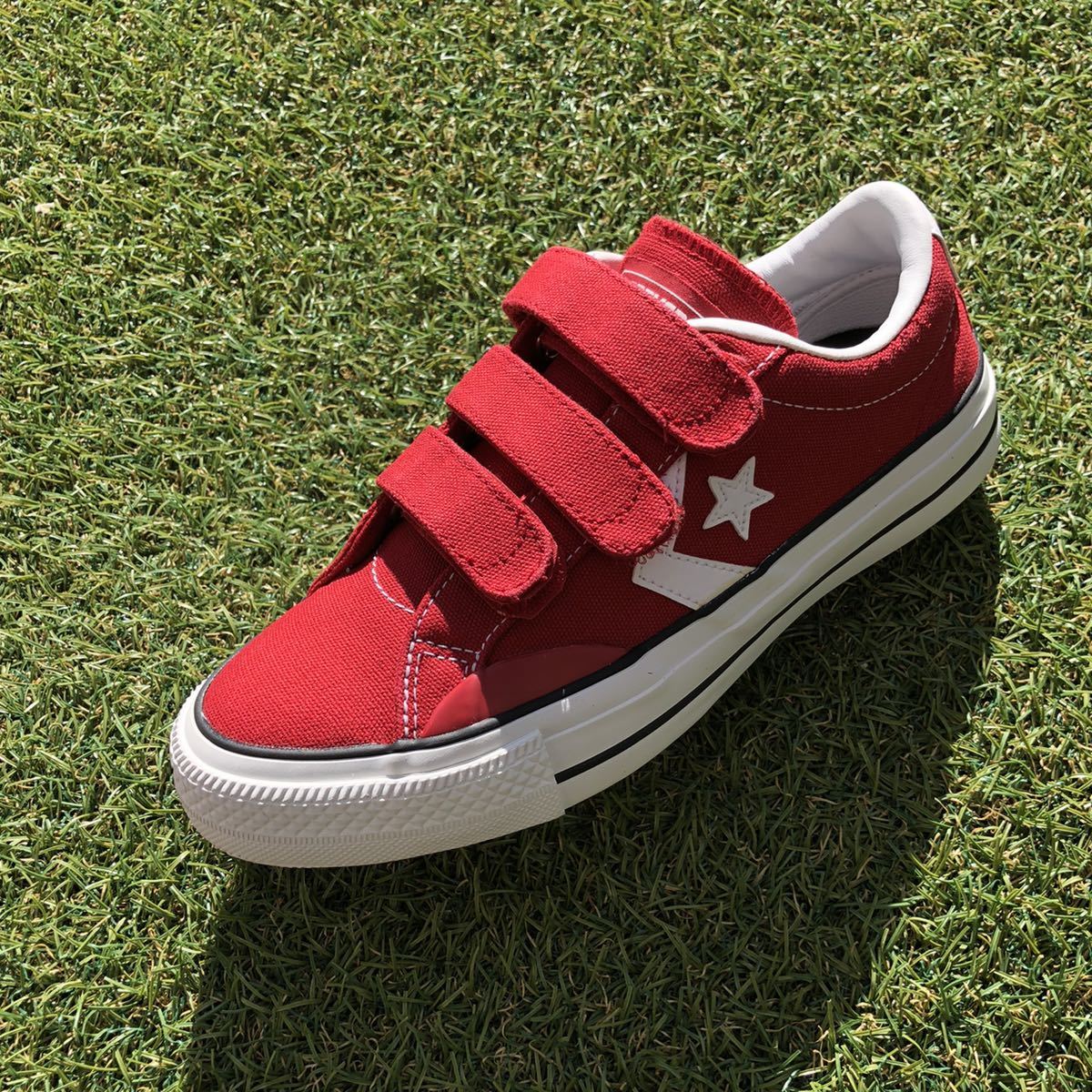 美品23 converse SKATEBOARDING PRORIDE SK CV V-3＋ コンバース スケートボーディング プロライド スケート ベルクロ D785_画像1