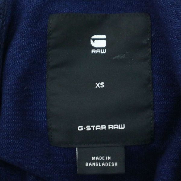 G-STAR RAW ジースター ロウ 【JIRGI ZIP T L/S】 インディゴ ジップアップ ブルゾン ジャケット Sz.XS　メンズ 　A1T08921_7#O_画像6