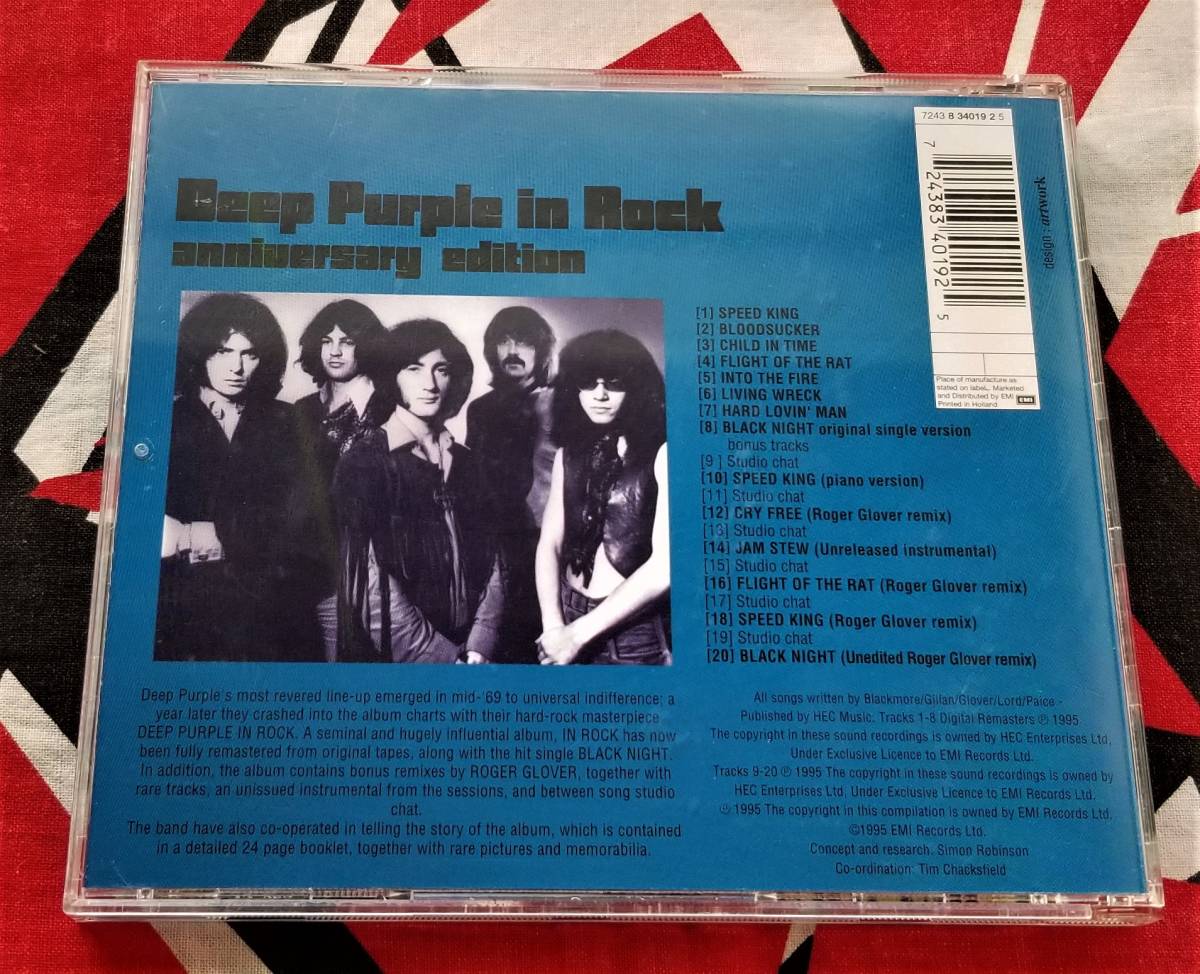 DEEP PURPLE/In Rock (25th Anniversary Edition) 輸入盤　_画像3