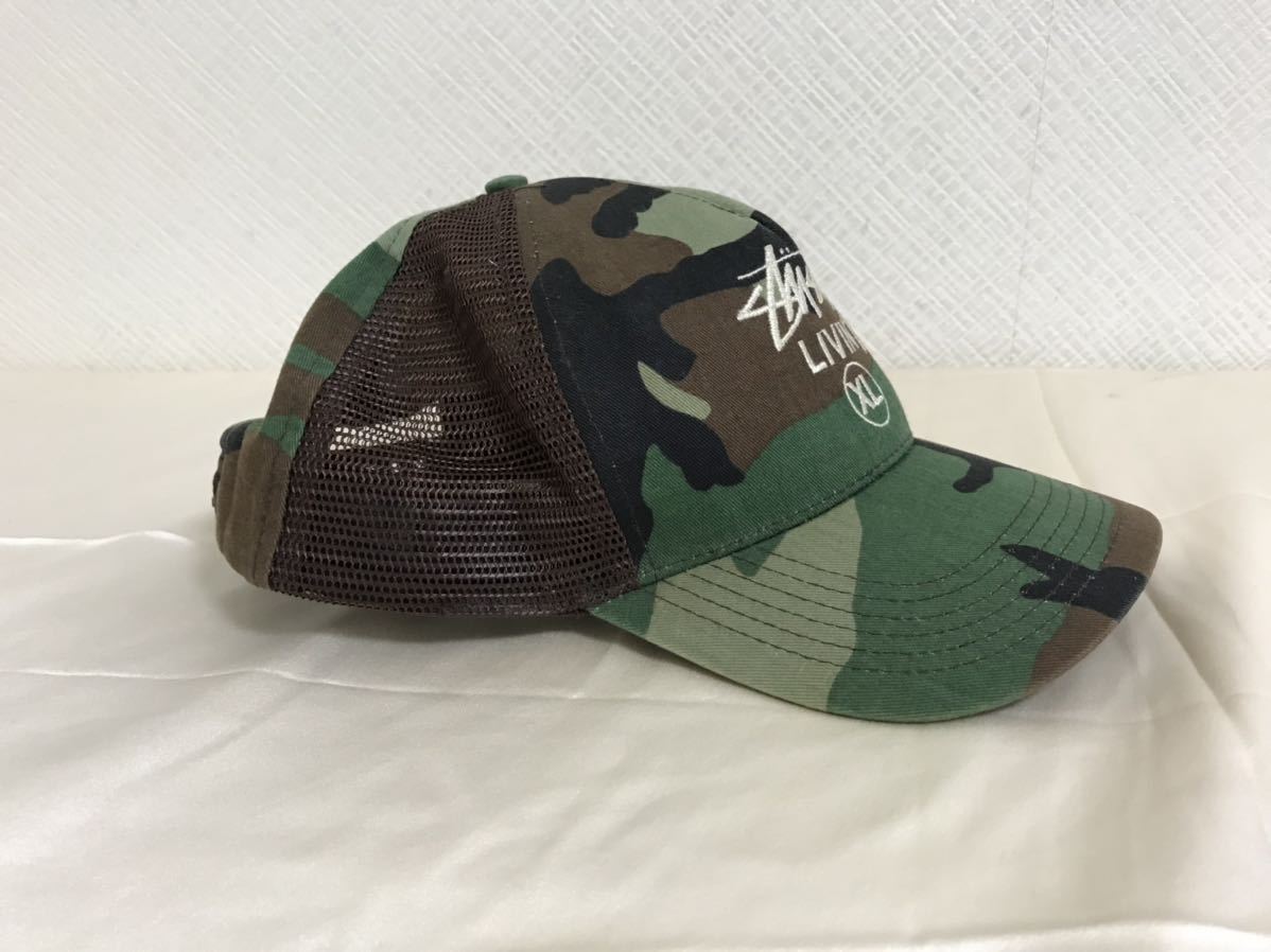 本物ステューシーSTUSSYキャンバス迷彩カモフラ柄帽子キャップ 本物ステューシーSTUSSYキャンバス迷彩カモフラ柄帽子キャップ