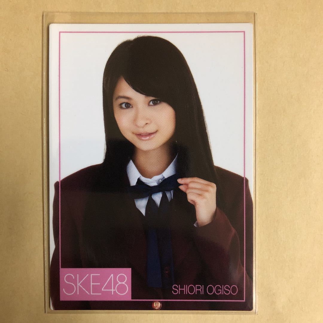 SKE48 小木曽汐莉 特典トレカ アイドル グラビア カード おやすみ！SKE48 タレント トレーディングカード_画像1