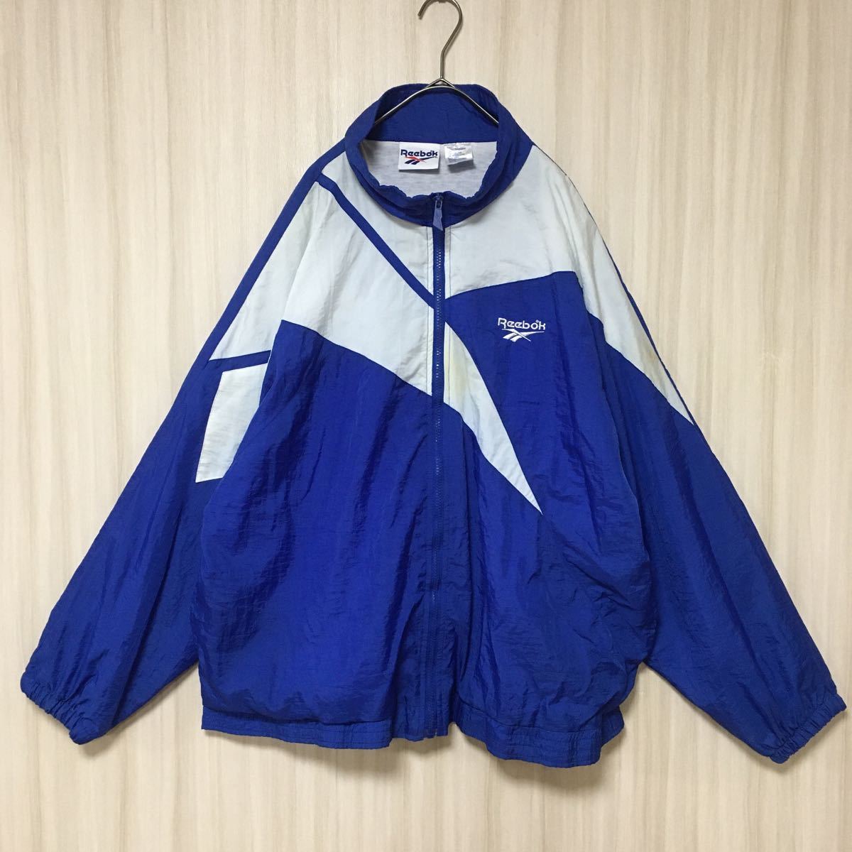 Reebok リーボック 90s ジップアップ ナイロンジャケット Reebok リーボック 90s ジップアップ ナイロンジャケット