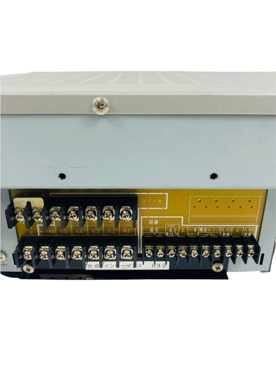 即決/送料無料 TOA PAアンプ/卓上型アンプ 120W 5局 (屋内用PA 即決/送料無料 TOA PAアンプ/卓上型アンプ 120W 5局 (屋内用PA