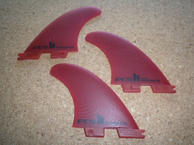 送料無料▲FCS II ACCELERATOR NEO GLASS ECO　Tri Set Medium Fins_画像3