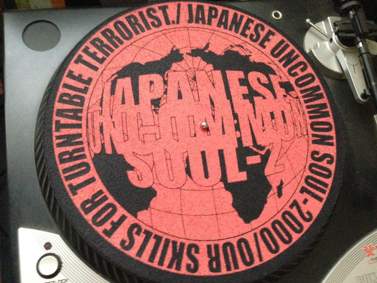 JAPANESE UNCOMMON SOUL 2000 DJ slip mat. slip seat two pieces set secondhand goods 