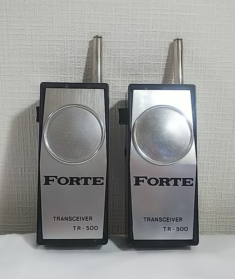 昭和レトロ　トランシーバー　FORTE TRANSCEIVER TR-500_画像1