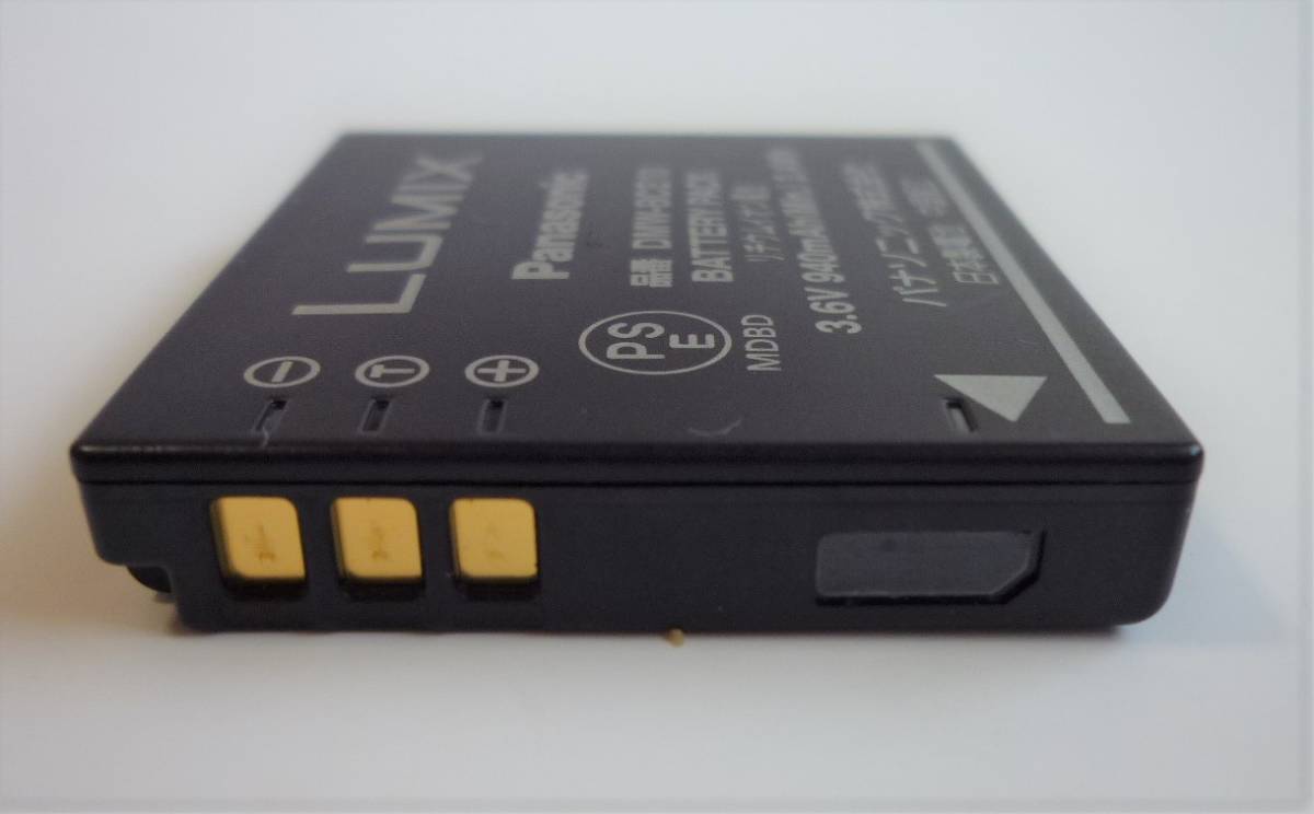 純正 Panasonic パナソニック バッテリー DMW-BCE10 デジタルカメラ用 Lumix ルミックス用 リチウムイオン充電池 DMC-FX37_画像5