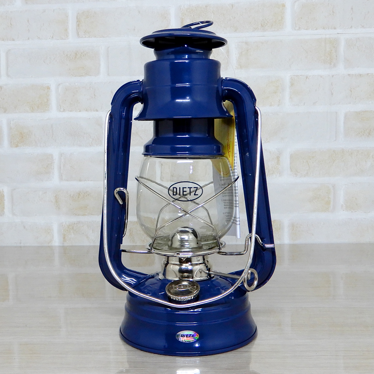 替芯付【送料無料】新品 Dietz #76 Original Oil Lantern - Navy Nickel Trim 日本未発売 ◇デイツ ネイビー ニッケル ハリケーンランタン